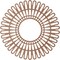 Ekena Millwork Cornelius Wood Fretwork Pierced Ceiling Medallion, Wood (Paint Grade), 32"OD x 11 7/8"ID x 3/8"T CMWP32X0375CRMF - alternate 2
